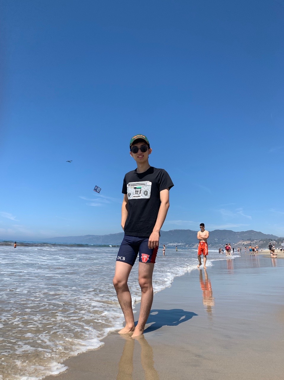 Image of me at Santa Monica beach